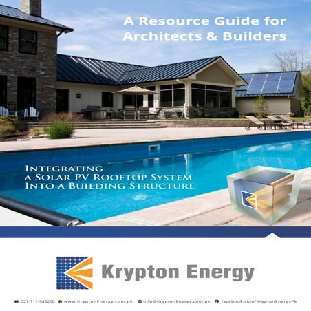 Solar Energy Solution Book for Architects by Krypton Energy | PDF