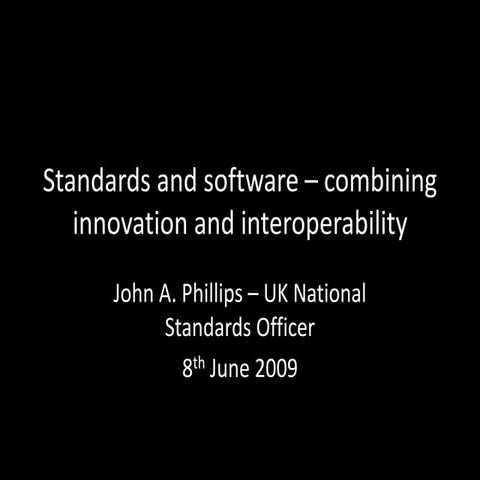 Standards @ Microsoft