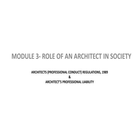 ARCHITECTS (PROFESSIONAL CONDUCT) REGULATIONS, 1989.pptx