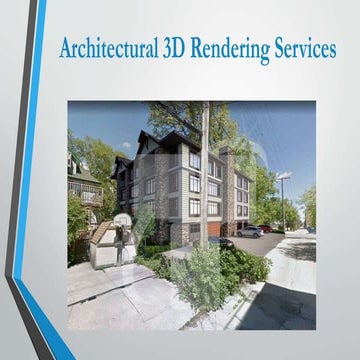 Architectural 3d Rendering Services