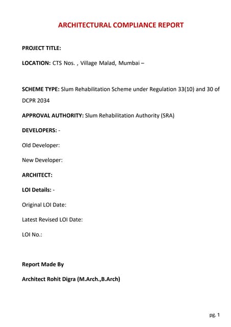 Redevelopment under dcpr 2034 regulation section 33(7),33(7)a & 33(7)b ...