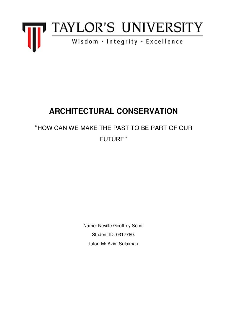Architectural conservation research topics image