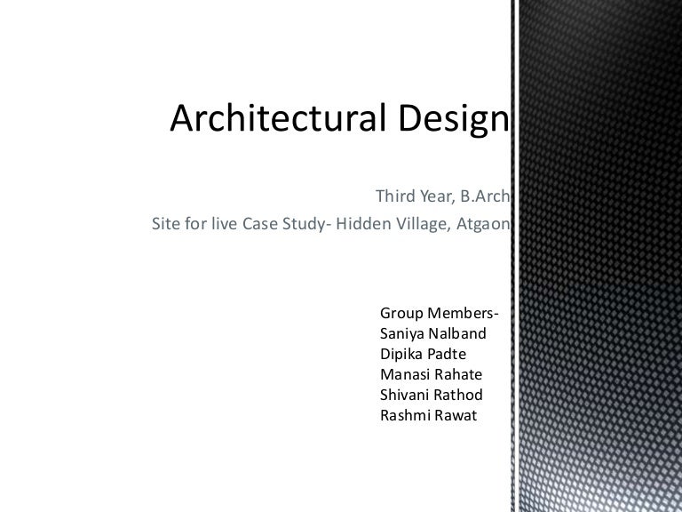 Architectural design