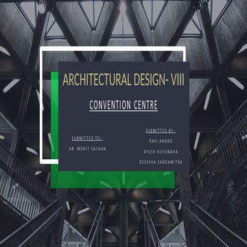 ARCHITECTURAL DESIGN-VIII DESIGN COMVECTION