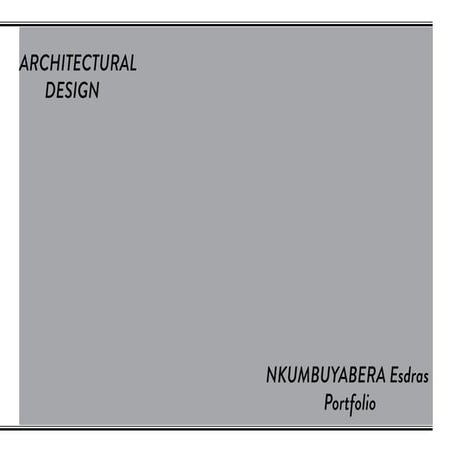 Architectural design portfolio