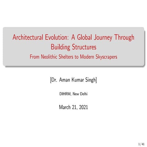Architectural Evolution: A Global Journey Through Building Structures From Ne...