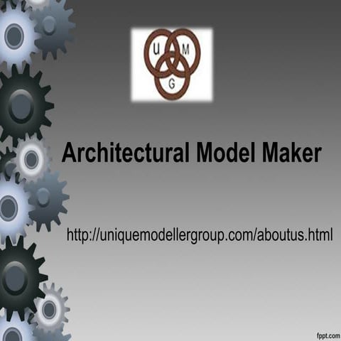 Architectural model maker