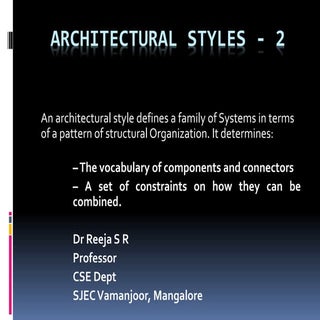 Architectural styles   2