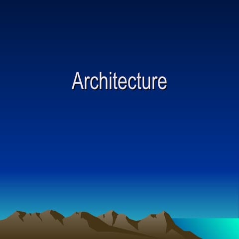 Architecture (Post and Lintel/Pyramids)