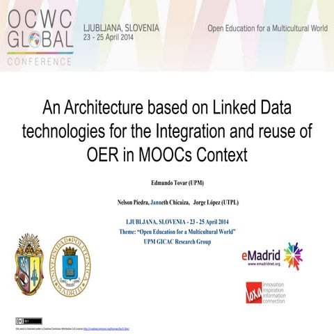 An Architecture based on Linked Data technologies for the Integration of OER ...