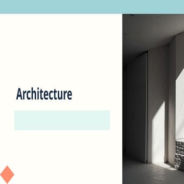 Introduction to architecture presentation | PPTX