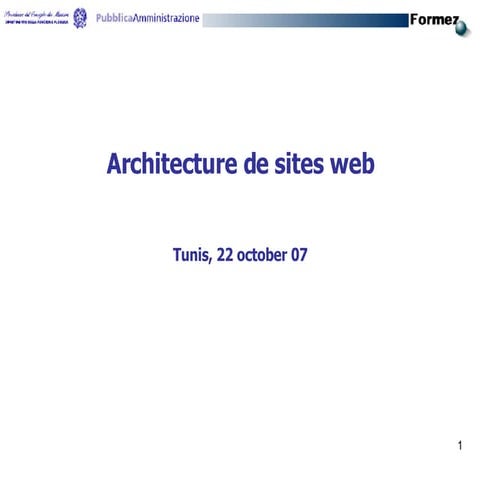 Architecture de site web