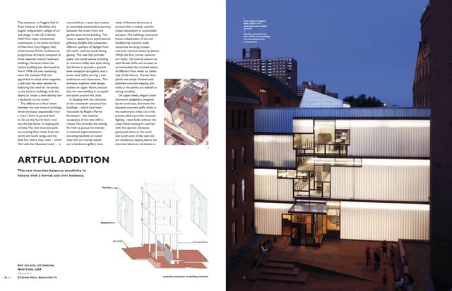 Steven Holl Art School Extension