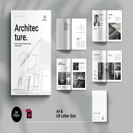 Architecture Portfolio – 50 Professional Templates