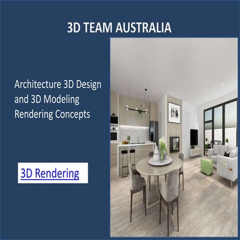 Architecture 3D Design and 3D Modeling Rendering Concepts.pptx