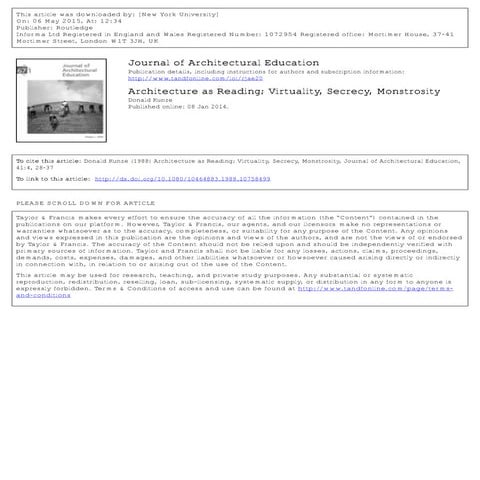 immateriality in architecture | PPTX