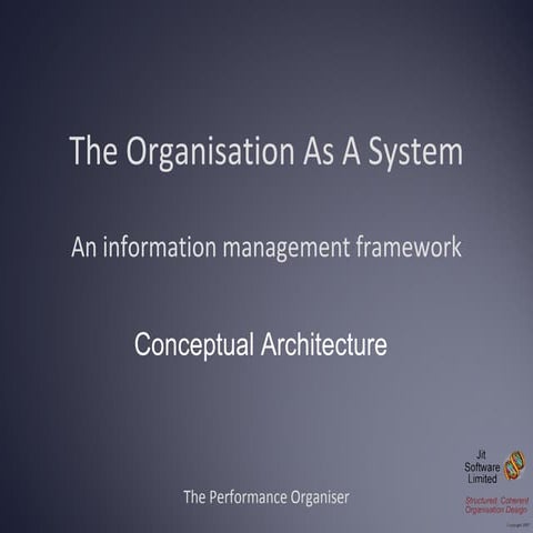 Information management architecture concept model