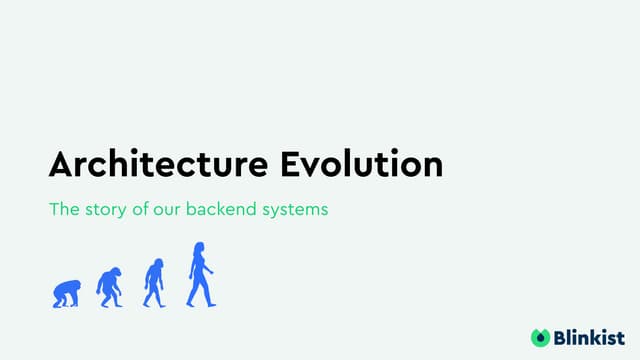 Architecture Evolution 2018