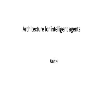 architecture of intelligent agents in AI.pptx