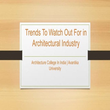Architecture Trends - Latest Architectural Trends - Architecture Trends 2019 ...
