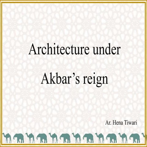 Architecture under akbar