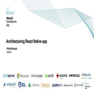 Philip Shurpik "Architecting React ...