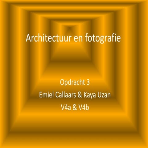 Architectuur En Fotografie Opdracht 3