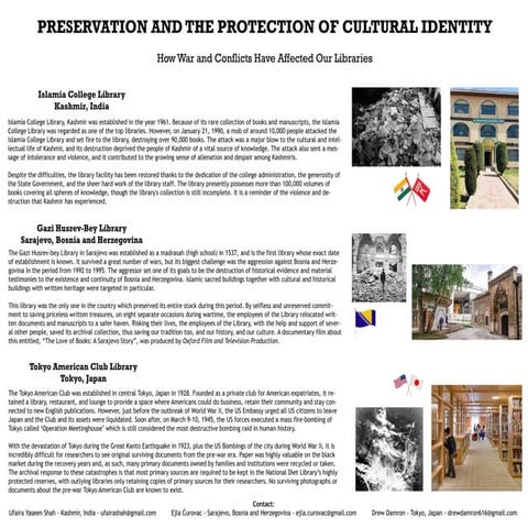 Preservation And The Protection Of Cultural Identity Pdf
