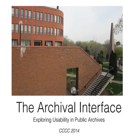 The Archival Interface