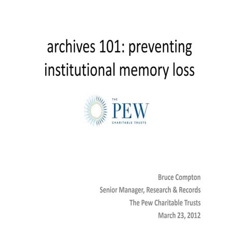 Archives 101