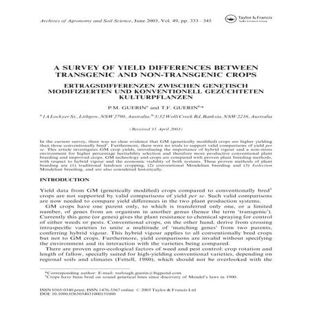 Archives Of Agronomy  Soil Science (49) 333 345