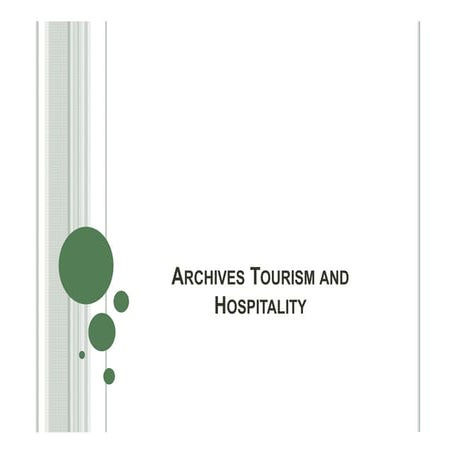 Archives tourism and hospitality