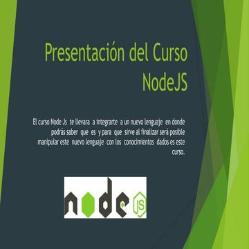 Introduccion a Nodejs | PPTX