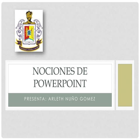 Nociones de PowerPoint