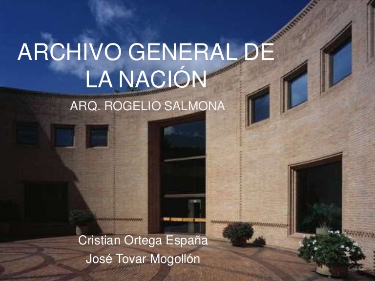 Archivo general de la nación