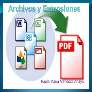 Archivos y extenciones