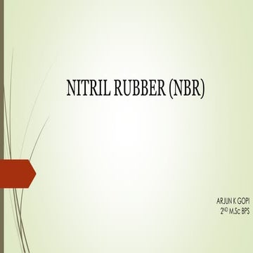 NITRIL RUBBER (NBR)