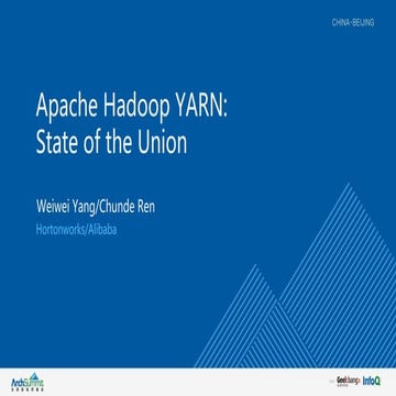 Apache Hadoop YARN State of the Union