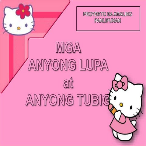 Mga nyong lupa at anyong tubig