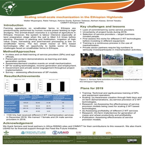 Scaling small-scale mechanization in the Ethiopian Highlands 