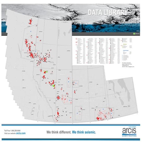 Arcis Data Library Map November 2014