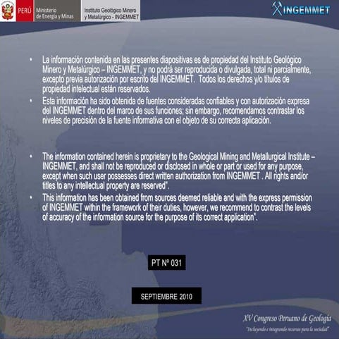 Arcos magmáticos meso-cenozoicos del Perú y su relación con ocurrencias metál...