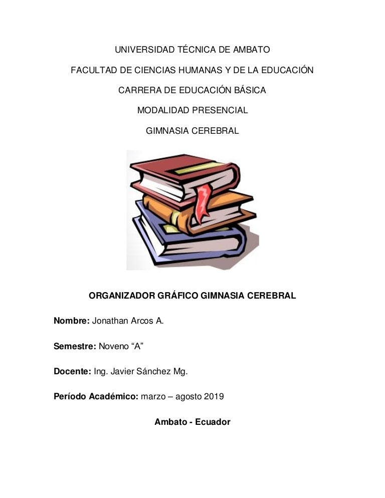 Gimnasia Cerebral Organizador Grafico