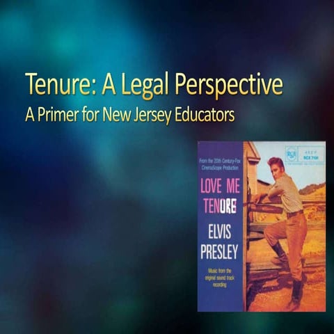 Tenure and NJ