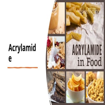 Arcylamide requirement as per food safety