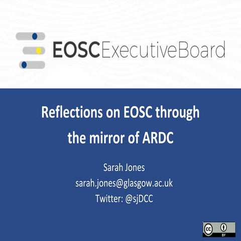 Reflections on EOSC through the mirror of ARDC