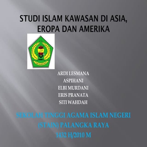 Kawasan islam di Indonesia dan kawasanny