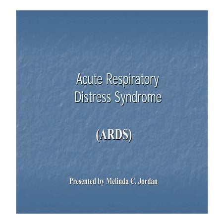 ARDS Overview