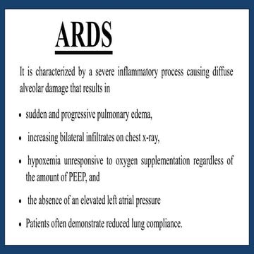 ardspptslideshare. distress syndrome  health