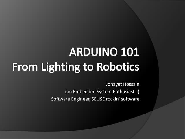 Arduino 101